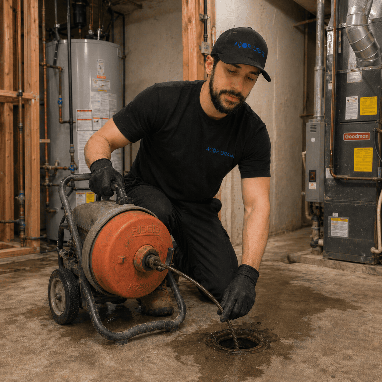 Emergency drain unblocking