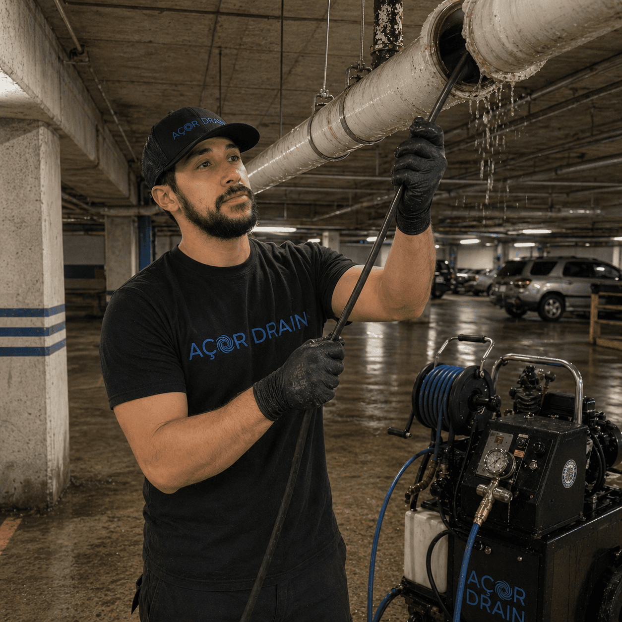 Hydro jet drain cleaning